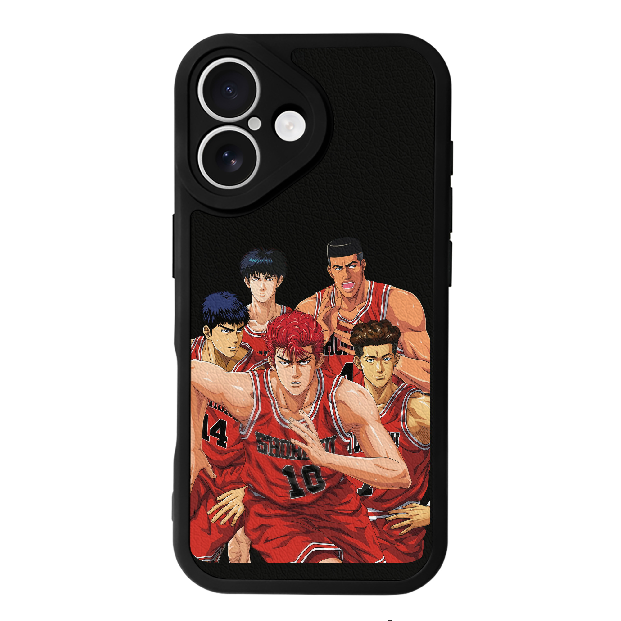 （画像用） SLAM DUNK／スラムダンク 【iPhone 16シリーズ対応】シリコンスマホケース（レザー調） 材質：シリコン